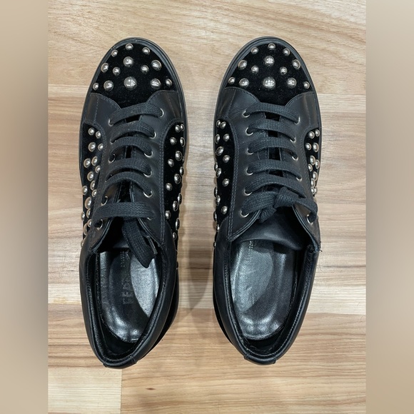 Salvatore Ferragamo Women's Liu Rock Fashion Sneakers Shoes size 6 1/2 - Picture 3 of 5